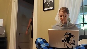 Two Horny Stepsisters Indulge In Lesbian Fun At Home, Featuring Amateur College Teens And Funny Moments