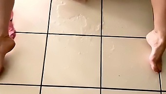 Young And Stunning Girl Indulges In Self-Pleasure And Squirts Vigorously In Her Living Room, Showcasing Her Uninhibited Side. She Even Sprays Urine With An Impressive Force.