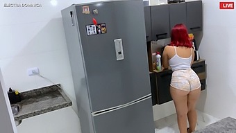 Hiring A Maid With A Big Ass And Getting Aroused By Her Shorts Stuck To It