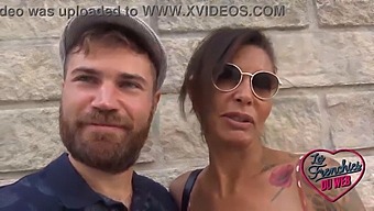 Mature French Bartender With Big Natural Tits