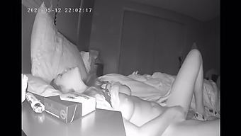 A Reserved Woman Indulges In Self-Pleasure Before Bed, Secretly Recorded